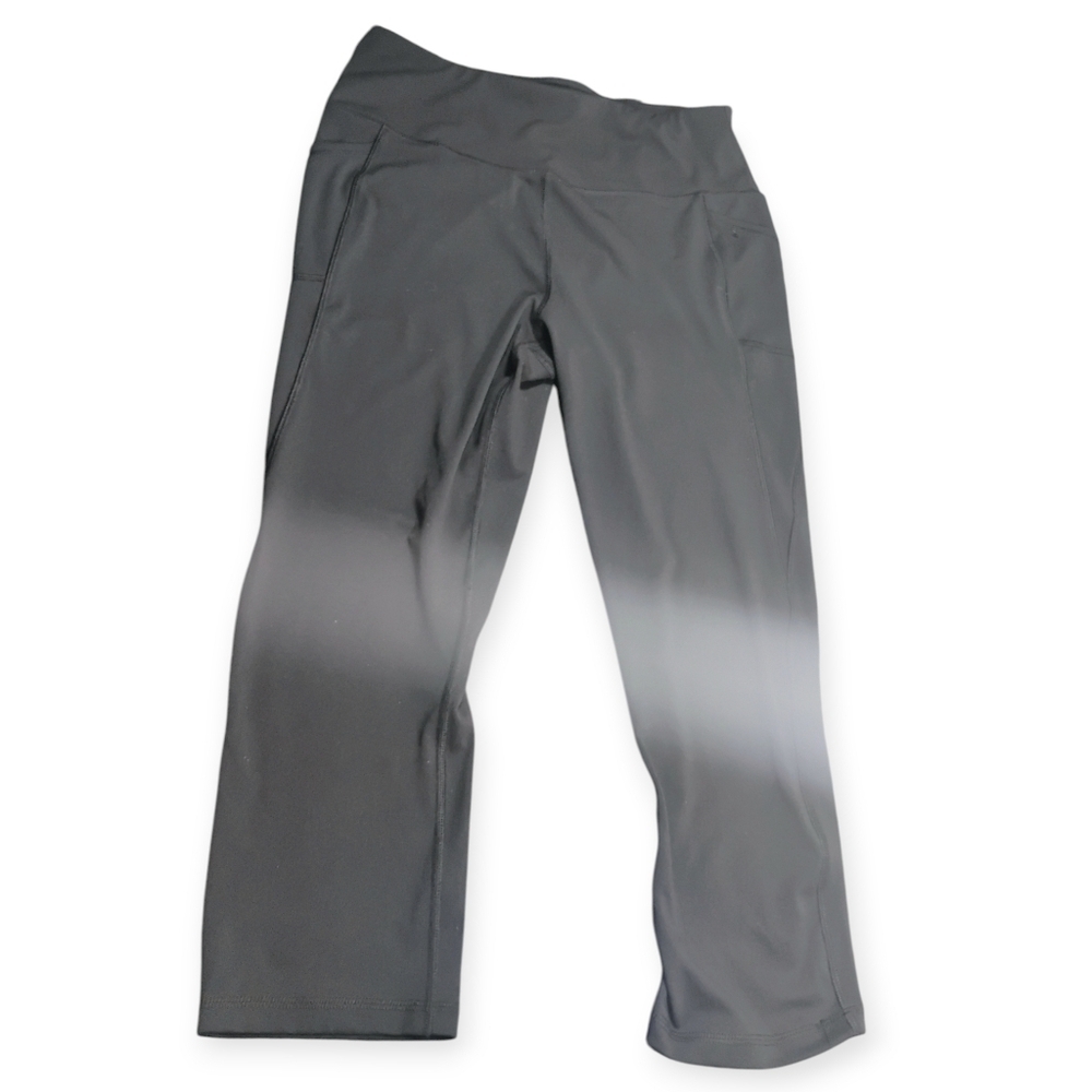 BY Gottex Black High Waist Straight Leg Active Pants Stretch Size L - Picture 4 of 10